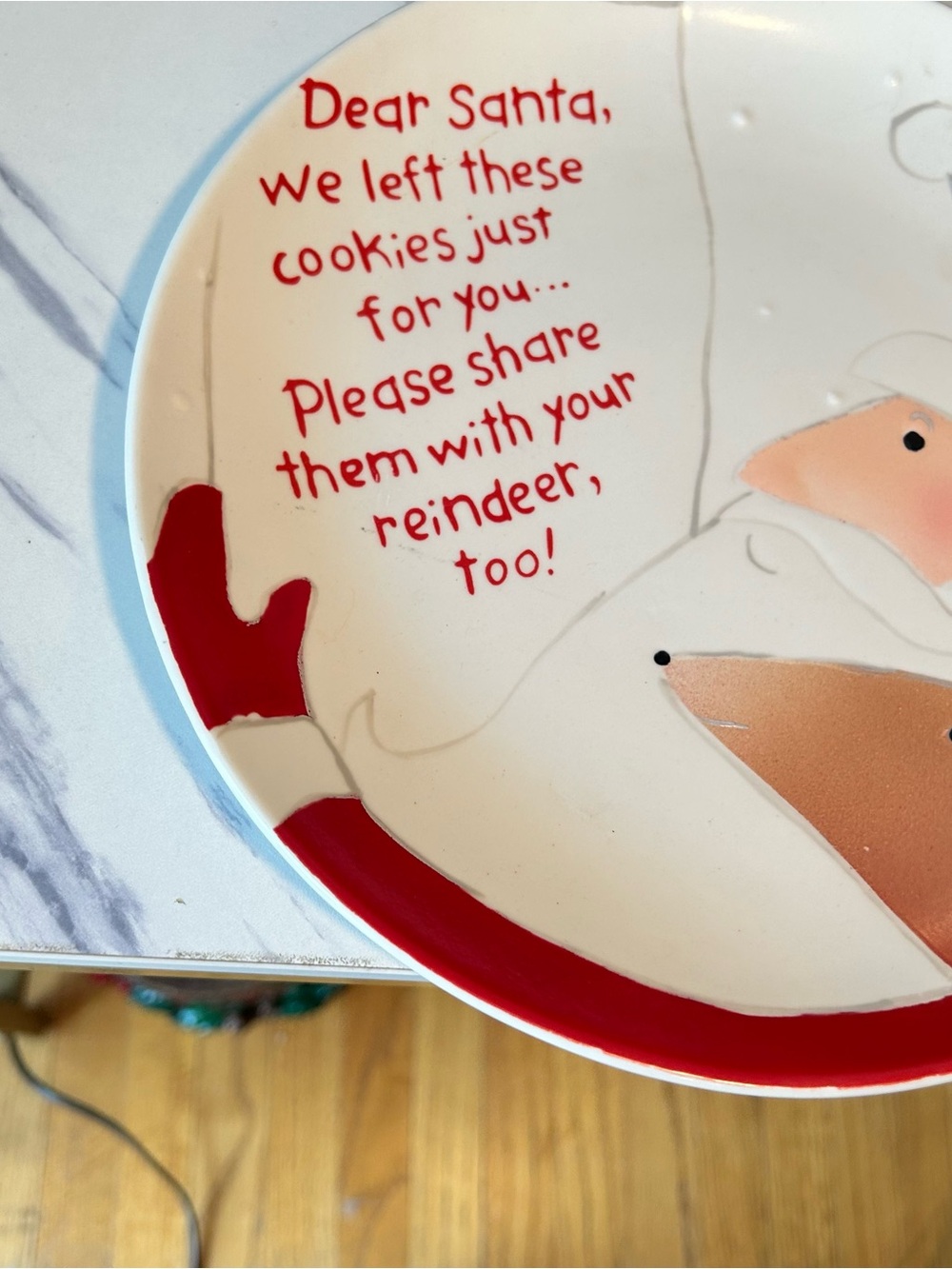 ⭐️ 5 for $25⭐️hallmark Santa Claus cookie plate - Picture 9 of 11